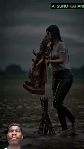 Komal Ne Mata Parvati ka Murti bhai aur Mata ke liye sundar sa lakadi se ghar banai per Kisi Ne Kom