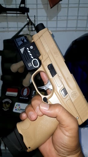 SMITH & WESSON M&P 9 Q5 TAN ZST #viral #q5 #airsoft #shorts #toys #trending #2025 #pubg #spring #fyp