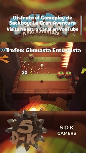 Sackboy: ¡Una Gran Aventura! - Trofeo - Gimnasta Entusiasta #ps4 #sackboy #stream