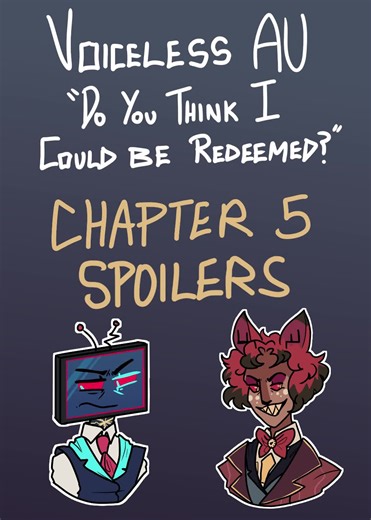 Voiceless AU animatics are BACK - link to the fanfic is in my bio #voicelessau #hazbinhotel #alastor #vox #radiosilence