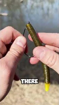 How To Fish a Texas Rig 🎣 Simple Setup That Catches Bass 🤯 #fishing #reactiontackle
