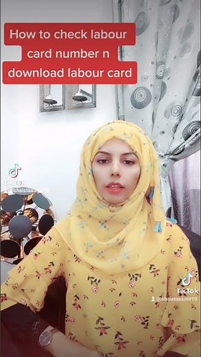 How to check labour card number