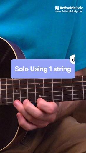 Solo Using 1 String: Master Guitar Techniques