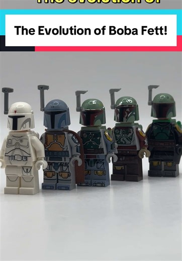 Which of Boba Fett’s armor is your favorite? Follow for more Lego Star Wars content! #lego #starwars #legostarwars #legominifigures #bobafett