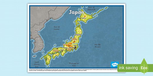 KS2 Japan Display Map