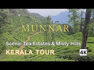 Beauty of Tea Plantations in Munnar | Stunning Green Hills of Kerala