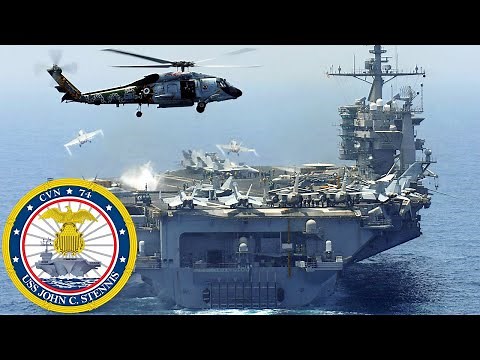 US Navy. Aircraft carrier USS John C. Stennis (CVN-74) during the Multinational Exercise.