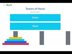 GUI Implemenation of Towers of Hanoi