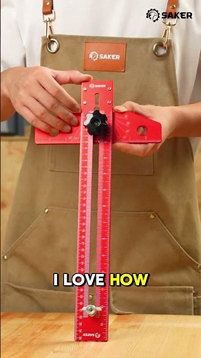 🔧 The Ultimate Woodworking Scriber Ruler – Measure, Mark & Master Every Cut!