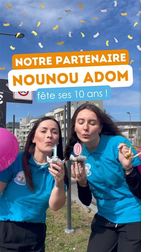 Notre partenaire @nounou_adom fête ses 10 ans !! 🎂🎉 Vous courrez partout pour faire tout rentrer dans une journée ? Entre le travail, les enfants à emmener le matin, à récupérer le soir, à emmener aux activités, aux rendez-vous médicaux…🏃‍♀️🏃🏻‍♂️ NOUNOU ADOM c’est notre solution de garde d’enfants à domicile et sur-mesure pour soulager votre quotidien. NOUNOU ADOM sélectionne ses nounous avec soin, organise une rencontre à votre domicile, effectue toutes les démarches administratives puisqu