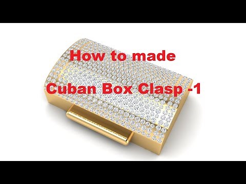 Matrix 9: how to made Cuban Box Clasp -1 | Step-by-Step Tutorial for Beginners ||#matrix #rhino