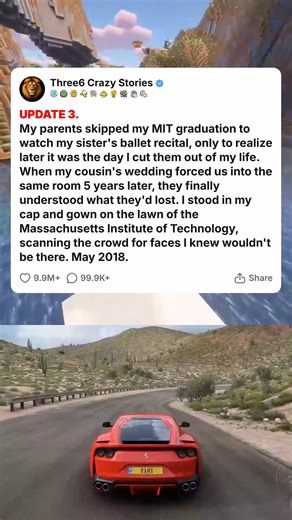 UPDATE 3. My parents skipped my MIT graduation to watch my sister_s ballet recital, only to realize later it was the day I cut them out of my life. Wh... #foryou #fyp #reels #viral #redditstorytime #redditposts #storytime #redditstories #reddit #askreddit #paranormal #redditparanormal #nosleep | Advisor Viral