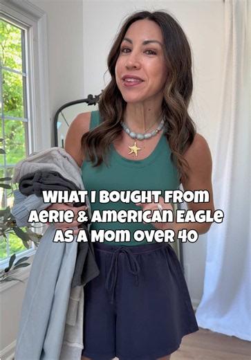 Summer Outfit Picks from Aerie & American Eagle for Moms Over 40