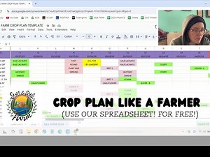 Crop plan like a farmer.. use our spreadsheet for free!