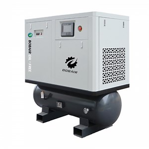 [Hot Item] Oil Less Combined Screw Compressor Electric Screw Air Compressor Price 11 Kw Rotary Oil Free Air Compressors