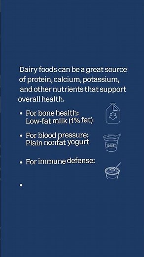 Four Nutritious Dairy Foods