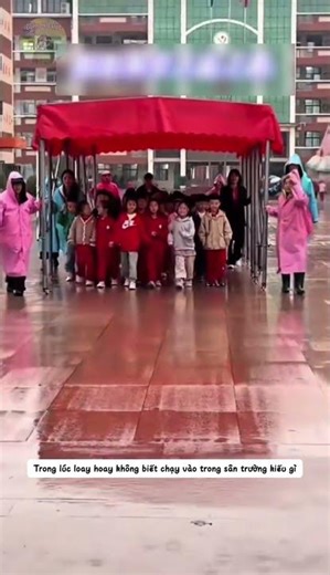 I forgot my umbrella and don't know how to run in to pick up my child. #shorts