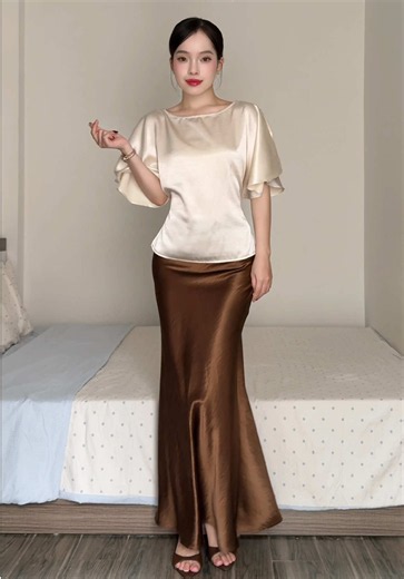 "Mặc lụa là thần" #phuongchanhsa #phoidonu #ootd #aolua | outfits ootd