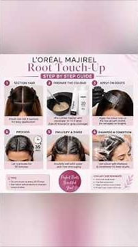 L'Oréal Majirel Colour Touch Up | Step-by-Step Grey Root Coverage at Home |