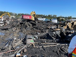Puyallup Commercial Fire Cleanup An Ongoing Effort
