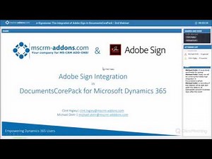 e-Signatures: The integration of AdobeSign in DocumentsCorePack
