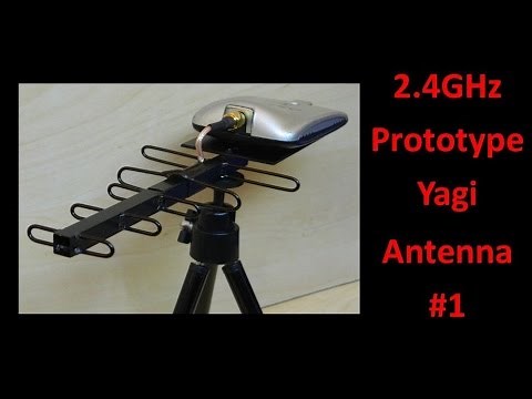 Multi element Yagi antenna for 2.4GHz #129