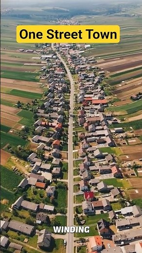 This Entire Town Lives on ONE Street 😳🏘️