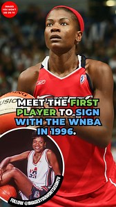 Meet the first player to sign with the WNBA in 1996. | Images you WON'T see on T.V.