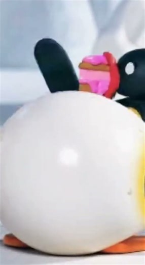 Mega Pingu Mukbang🍟🍔🐧 #mukbang #pingu #shorts #megamukbang #eating #trend #shorts