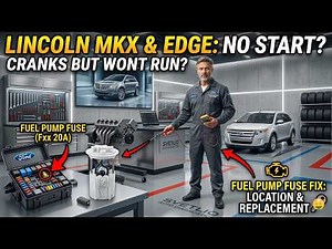 How to Fix a Cranks/No Start: 2007-2011 Ford Edge & Lincoln MKX Fuel Pump Fuse