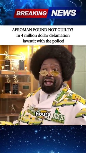 AFROMAN FOUNDNOT GUILTY!In 4 million dollar defamationlawsuit with the police!#breakingnews #afroman