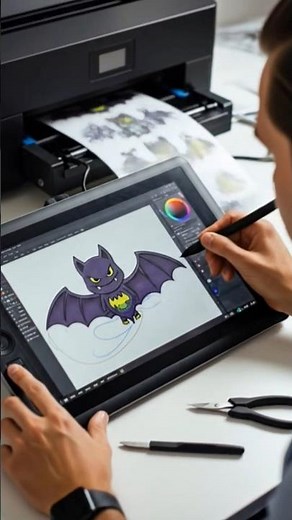 batman drowing