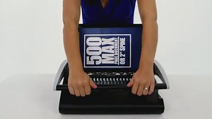 Watch GBC Binding Machine, Manual, 500 Sheet Binding Capacity, 25 Sheet Punch Capacity, CombBind C340 on Amazon Live