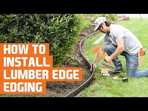 How to Install Lumber Edge Edging from A.M. Leonard- Landscape Edging Solution