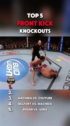 Top 5 front kick knockouts! #ufc