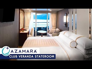 Azamara Pursuit | Club Veranda Stateroom Full Walkthrough Tour & Review 4K | Azamara Club Cruises