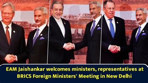 EAM Jaishankar welcomes ministers, representatives at BRICS Foreign Ministers' Meeting in New Delhi