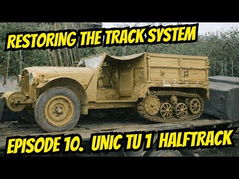 Unic TU1 Restoration. track system disassembly!. Episode 10