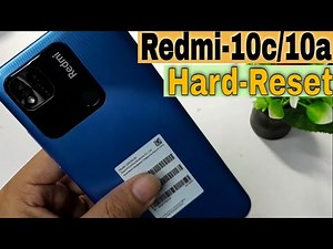How To Xiaomi Redmi 10C Hard Reset |How To Xiaomi Redmi 10A Hard Reset miui 12.5