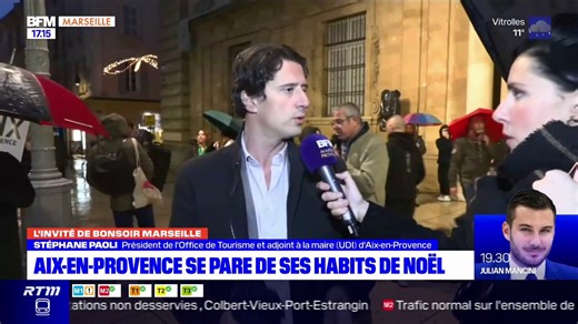 11 reactions |  "Noël, c'est la magie, la Provence, c'est le berceau de cette magie" Stéphane Paoli rappelle l'attachement particulier d'Aix-en-Provence à la période de Noël | BFM Marseille Provence | Facebook
