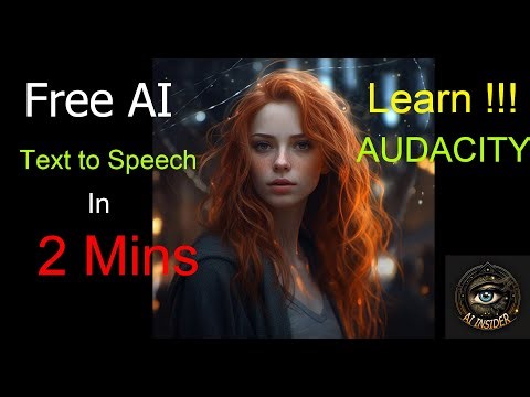 "How to Create Free Text-to-Speech Audio with Audacity: Step-by-Step Tutorial"