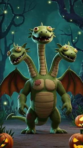 Halloween Dragon Sounds Song 🎃 | Learn Dragons Names | 👻 Spooky Halloween Song for Kids