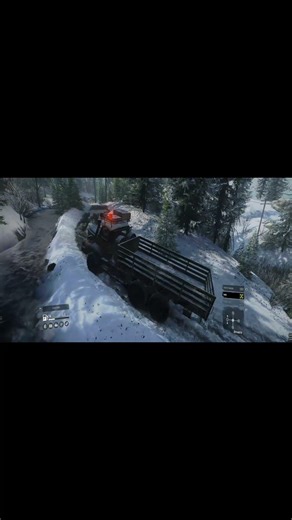 snowrunner alone in the machine