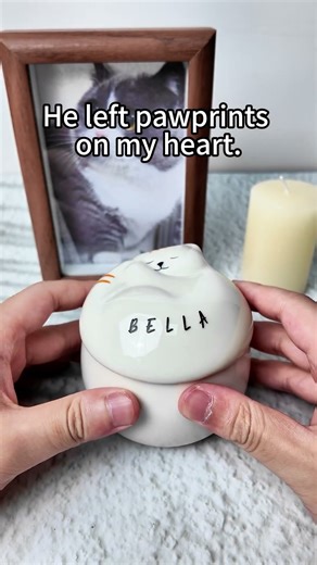 Custom urns for pets,made to honor their one-of-a-kind spirit.#pets #gift #cat #urn #catlovers