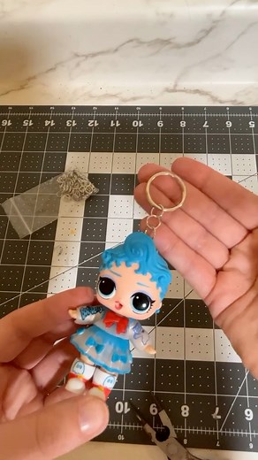 3K views · 44 reactions | Boo berry girl! (Keychain) DIY! #booberry #loldolls #diykeychain #keychains #halloween #booberrycereal #lolbooberry #diycraft #diy #craft #mommycraftsalot #diypendant #toypendants | Mommy Crafts A lot | Facebook