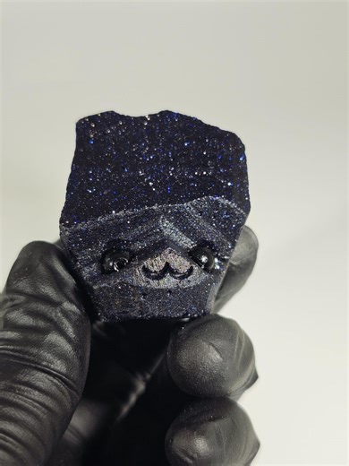 Blue Sandstone Pet Rock Carving - Etsy