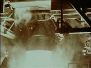 Saturn V F1 Engine Test