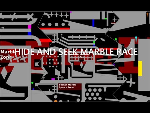 Hide and Seek | Survival Marble Race | Algodoo