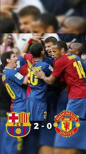 UCL Final 2009 Barcelona vs Manchester United⚔️☠️