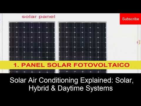 Solar Air Conditioning Explained: 100% Solar, Hybrid & Daytime Systems | Complete Guide to Solar AC